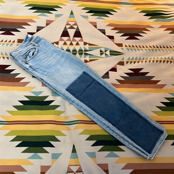 Patchwork LOFT hippie boho crop jeans - Picture 5 of 5